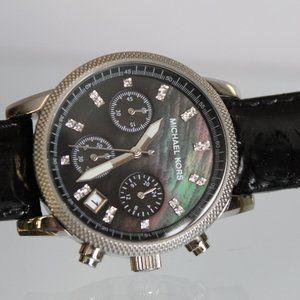 MK mother of pearl CHRONO watch